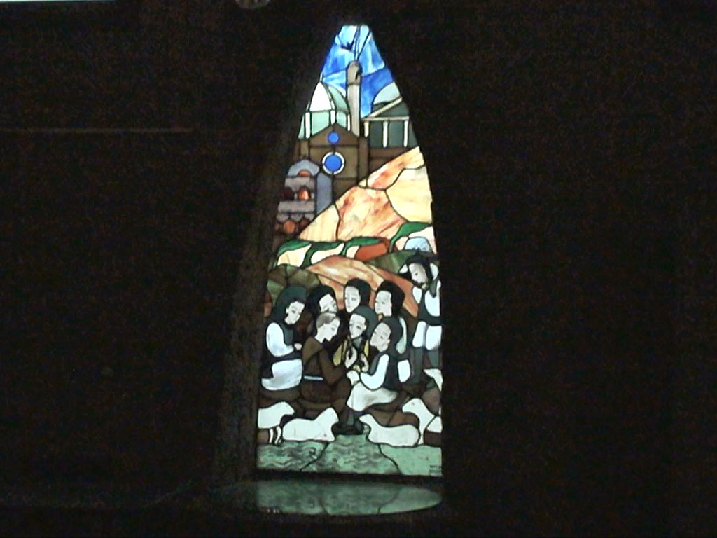 Un mosaico della chiesa